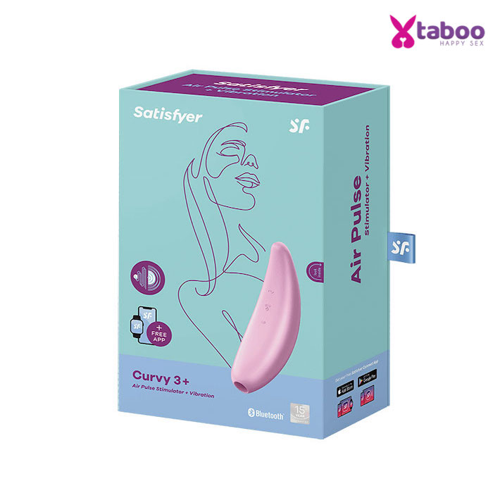 Satisfyer Curvy 3+ (Pink) con App